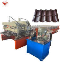 New type metal glazed tile roofing roll forming machinery price